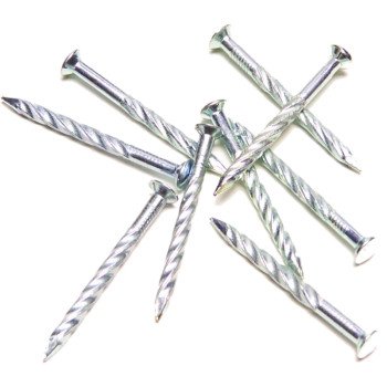 M-D 21501 Screw Nail, #13, 1-1/4 in L, Silver