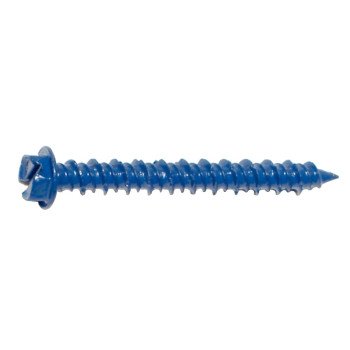 Midwest Fastener 09261 Masonry Screw, 3/16 in Dia, 1-3/4 in L, Steel, 100/PK