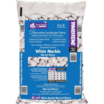 Pavestone 54141 Marble Chips, White