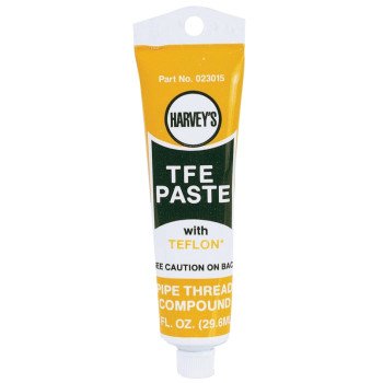 Harvey 23015-48 Pipe Thread Compound, 1 oz Tube, Liquid, Paste, White