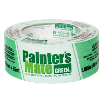 Painter's Mate 667016 Painter's Tape, 60 yd L, 1.88 in W, Green