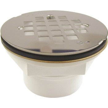 B & K 133-106 Shower Drain, Plastic, For: 2 in DWV or SCH 40 ABS or PVC Pipes