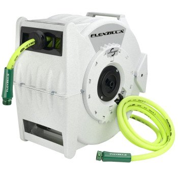 Flexzilla Levelwind L8340FZ Hose Reel, 1/2 in Dia Hose, 70 ft L Hose, Automatic Winding, Polypropylene