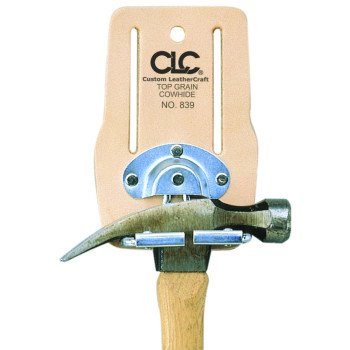 CLC Tool Works Series 839 Hammer Holder, Leather, Tan, 7-1/2 in W, 2.4 in H