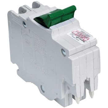 Square D NC0230CP Circuit Breaker, NC, 30 A, 2 -Pole, 240 V, Plug Mounting, Green