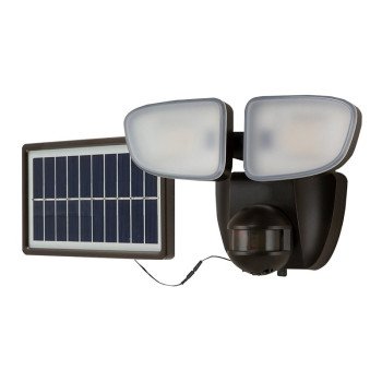 Halo Solar Flood Series SLFS15AM2B Floodlight, 100 W, 1500 Lumens, 4000 K Color Temp, Polycarbonate Fixture