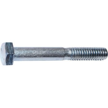 Midwest Fastener 00345 Cap Screw, 1/2-13 in Thread, 4 in L, Coarse Thread, Hex Drive, Zinc, Zinc, 25 PK