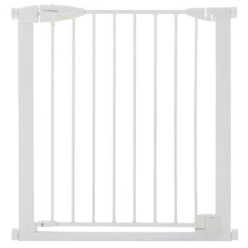 North States 5335 Auto-Close Gate, Metal, White, 30 in H Dimensions