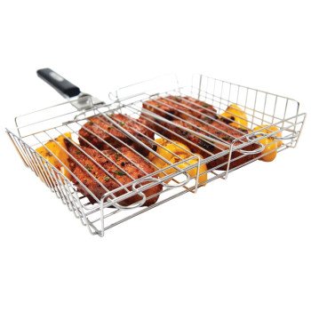 65070 DELUXE SS GRILL BASKET  