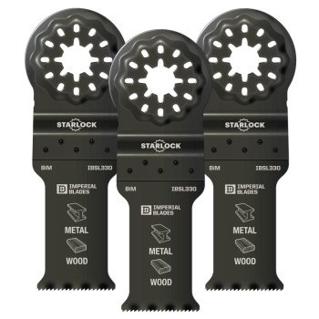 Imperial Blades Starlock IBSL330-3 Standard Blade, 18 TPI, Bi-Metal, 3/PK