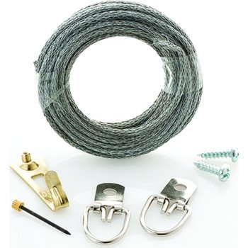 OOK 55074 Perfect Hang Kit, 30 lb, Steel, Brass