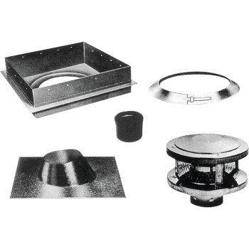 AmeriVent 8HS-RKS Chimney Kit, Stainless Steel