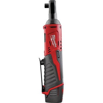 Milwaukee 2457-21 Ratchet Kit, Battery Included, 12 V, 1.5 Ah, 3/8 in Drive, 0 to 250 rpm Speed