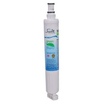 Swift Green Filters SGF-W10 Refrigerator Water Filter, 0.5 gpm, Coconut Shell Carbon Block Filter Media