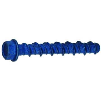 Tapcon 24292 Screw Anchor, Hex Drive, Steel, Metallic