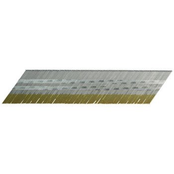 Senco DA25EPB Finish Nail, Glue Collation, 2-1/2 in L, 15 Gauge, Steel, Bright Basic, Brad Head, Smooth Shank