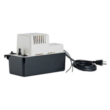 Little Giant VCMA-20ULS Series 554425 Automatic Condensate Removal Pump, 1.5 A, 115 V, 0.33 hp, ABS/Stainless Steel