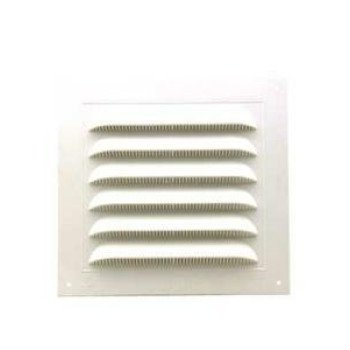 Duraflo 621212 Gable Vent, 14.56 in L, 14.813 in W, Polypropylene, White