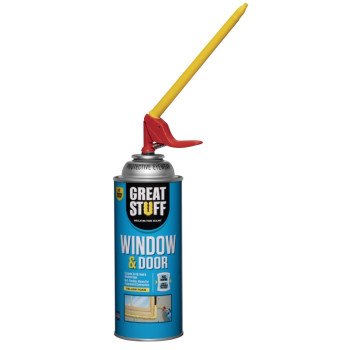 GREAT STUFF 99108863 Insulating Foam Sealant, Yellow, 8 hr Curing, 40 to 100 deg F, 12 oz Aerosol Can