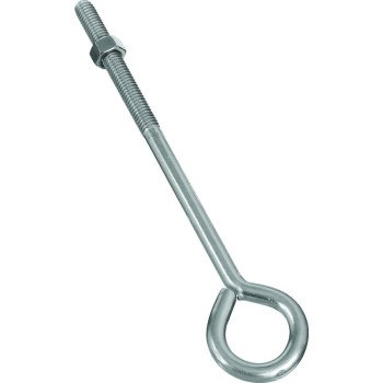 National Hardware N221-671 Eye Bolt, 3/8-16 Thread, 3 in L Thread, 1 in ID Dia Eye, 6.35 in L Shank, 160 lb Working Load