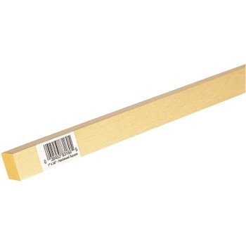 Waddell 8316UB Dowel Rod, 1 in Dia, 36 in L, Hardwood