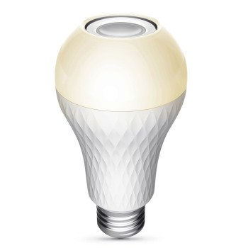 Feit Electric BTOM60830LEDI LED Bulb with Speaker, General Purpose, 60 W Equivalent, E26 Lamp Base, Warm White Light