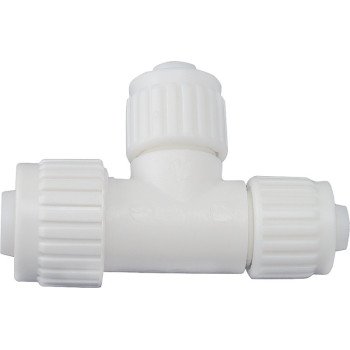 Flair-It 16824 Reducing Tube Tee, 3/4 x 1/2 x 1/2 in