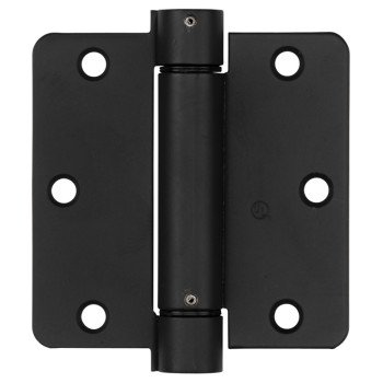 National Hardware N350-827 Spring Hinge, Cold Rolled Steel, Oil-Rubbed Bronze, 30 lb