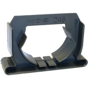 NDS 248 Channel Coupling, 4 in, PVC, Gray