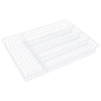 Simple Spaces JI-18W-3L Storage Tray, 14 in W, 10-1/4 in D, Steel