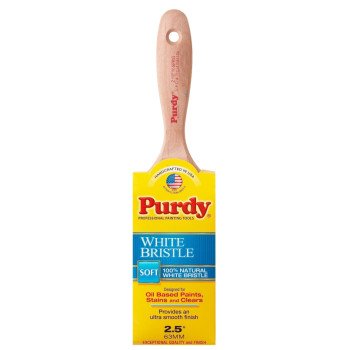 Purdy White Bristle Sprig 380425 Trim Brush, China Bristle, Beaver Tail Handle