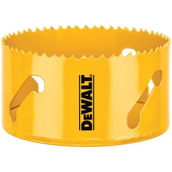 DEWALT DAH180064 Hole Saw, 4 in Dia, 1-3/4 in D Cutting, 5/8-18 Arbor, 4/5 TPI, HSS Cutting Edge