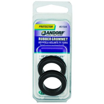 Jandorf 61504 Grommet, Rubber, Black, 5/16 in Thick Panel