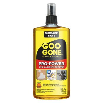 Goo Gone 2181 Goo and Adhesive Remover, 16 oz Spray Bottle, Liquid, Citrus, Yellow