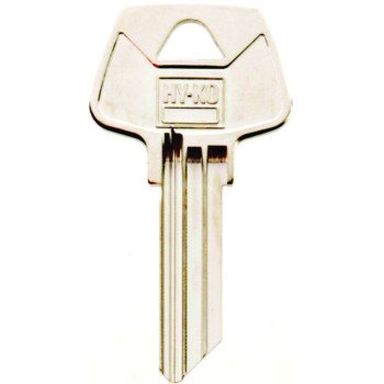 Hy-Ko 11010S32 Key Blank, Brass, Nickel, For: Sargent Cabinet, House Locks and Padlocks