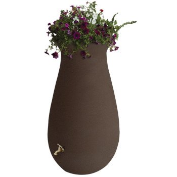 81315 RAIN BARREL 65GAL BRNSTN