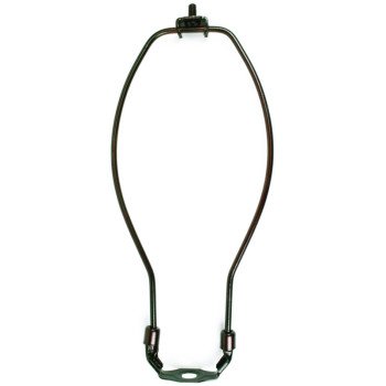 Jandorf 60128 Lamp Harp, 10 in L, Antique Bronze Fixture