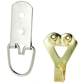 OOK 55075 Perfect Hang Kit, 50 lb, Steel, Brass