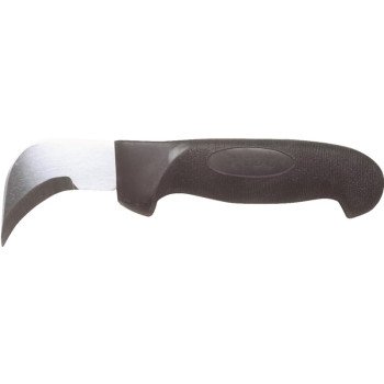 Hyde Black & Silver Series 20550 Flooring/Roofing Knife, Chrome Vanadium Steel Blade, Soft Grip Handle, 11-1/2 in OAL