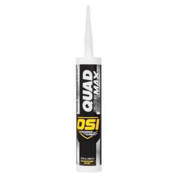 OSI QUAD MAX 1868688 Sealant, White 004, -14 to 158 deg F, 9.5 oz Cartridge