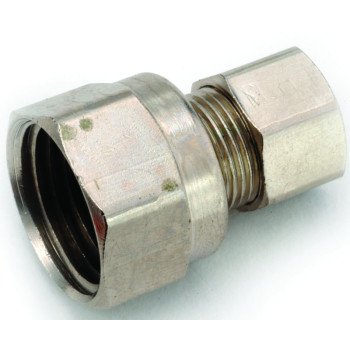 Anderson Metals 754822-0606 Tube Adapter, 3/8 in, Brass