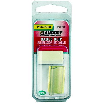 Jandorf 61405 Clip, Clamping Range: 1 in, PVC, Clear