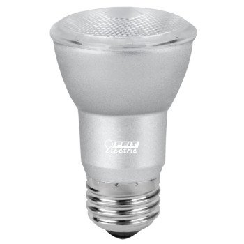 Feit Electric BPPAR16DM/930CA LED Bulb, Flood/Spotlight, PAR16 Lamp, 45 W Equivalent, E26 Lamp Base, Dimmable, Silver