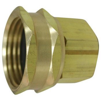 Landscapers Select PMB-059LFBC Hose Adapter, 3/4 x 1/2 in, FHT x FIP, Brass, Brass, For: Garden Hose