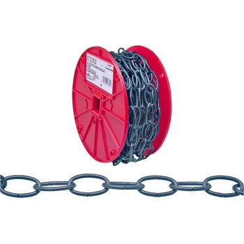 Campbell 072-2002N Decorator Chain, #10, 40 ft L, 35 lb Working Load, Metal, Poly-Coated