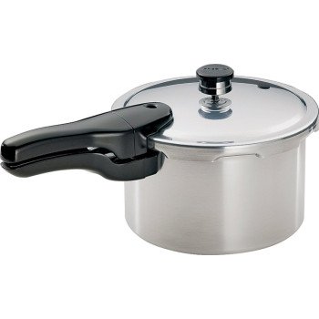 Presto 01241 Pressure Cooker, 4 qt Capacity, 9.81 in Dia, Aluminum