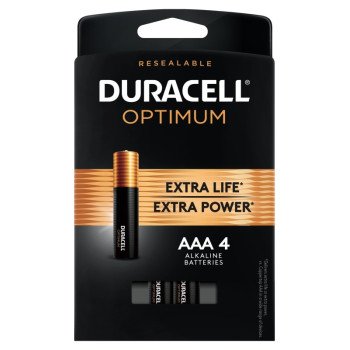 Duracell Optimum Series 032631 Battery, 1.5 V Battery, AAA Battery, Alkaline