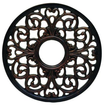 Westinghouse 7776400 Ceiling Medallion, 16 in Dia, Polyurethane, Antique Bronze, For: Ceiling Fans