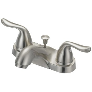 Boston Harbor F5121033NP Lavatory Faucet, 1.2 gpm, 2 -Faucet Handle, 3 -Faucet Hole, Metal, Brushed Nickel