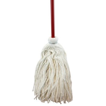 Zephyr Z-Ray 11612L Deck Mop, 12 oz Headband, 48 in L, Synthetic Mop Head